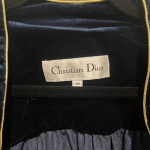 Christian Dior velvet robe